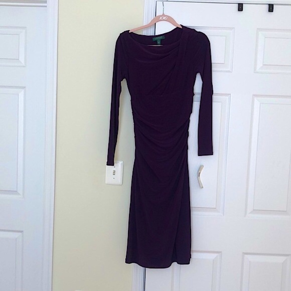 Ralph Lauren Plum Dress